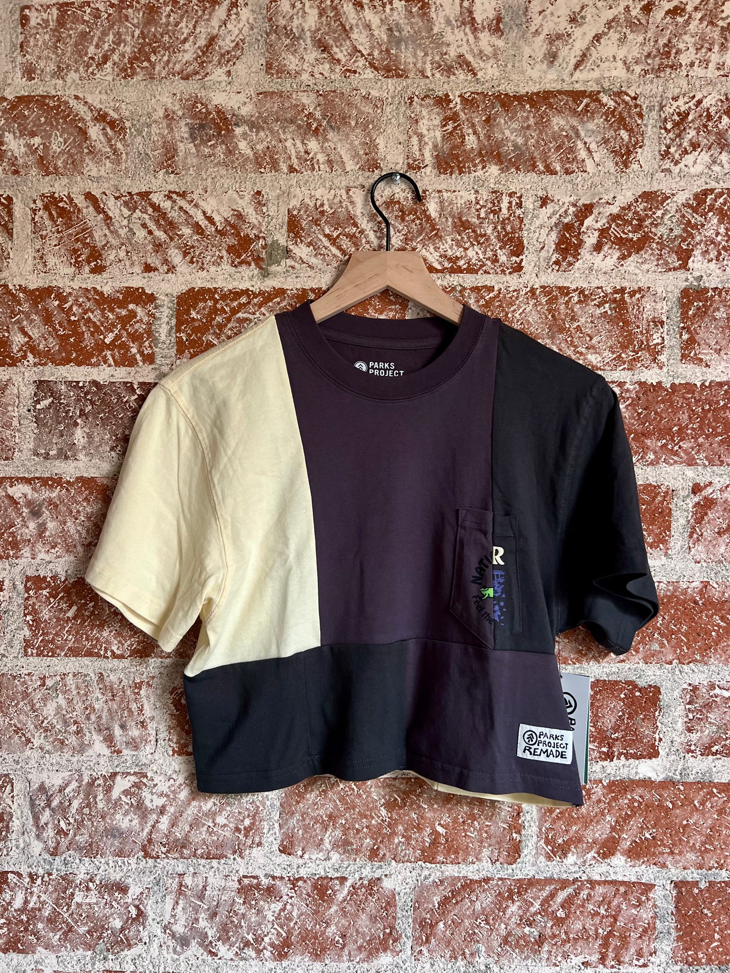 Remade Crop Tee XS: Feel the Earth