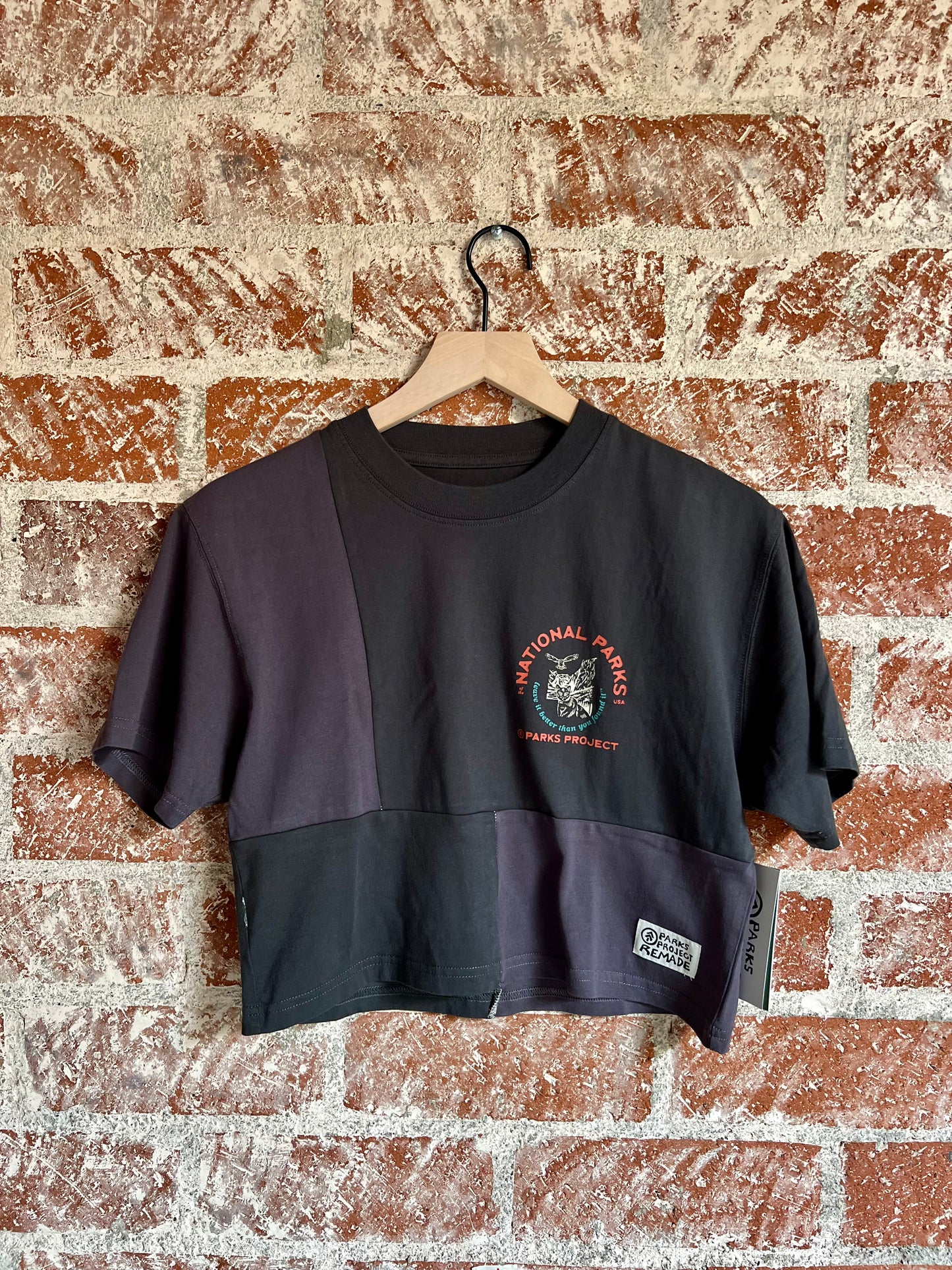Remade Crop Tee XXS: National Parks Checklist Club
