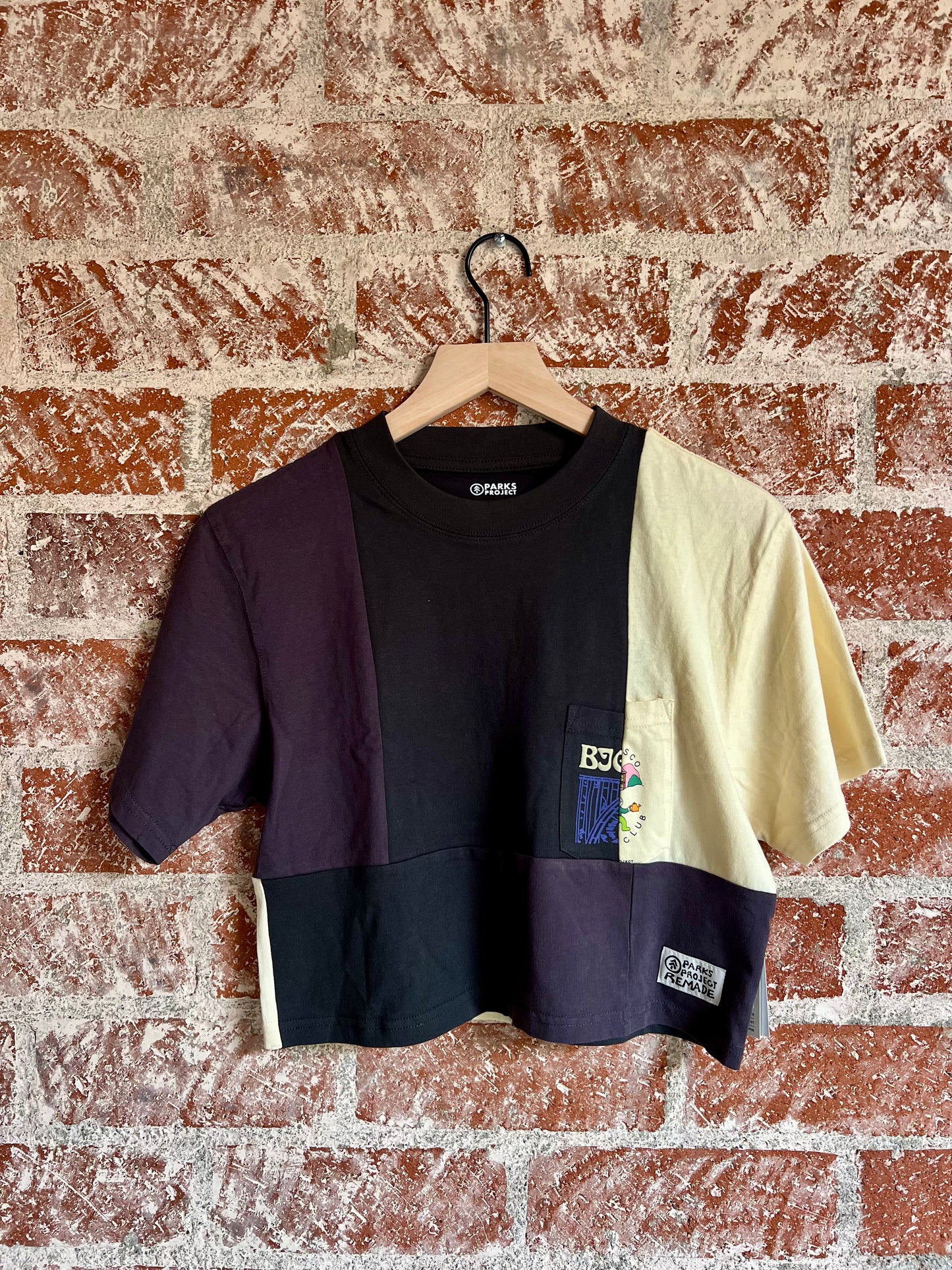 Remade Crop Tee S: Big Sur
