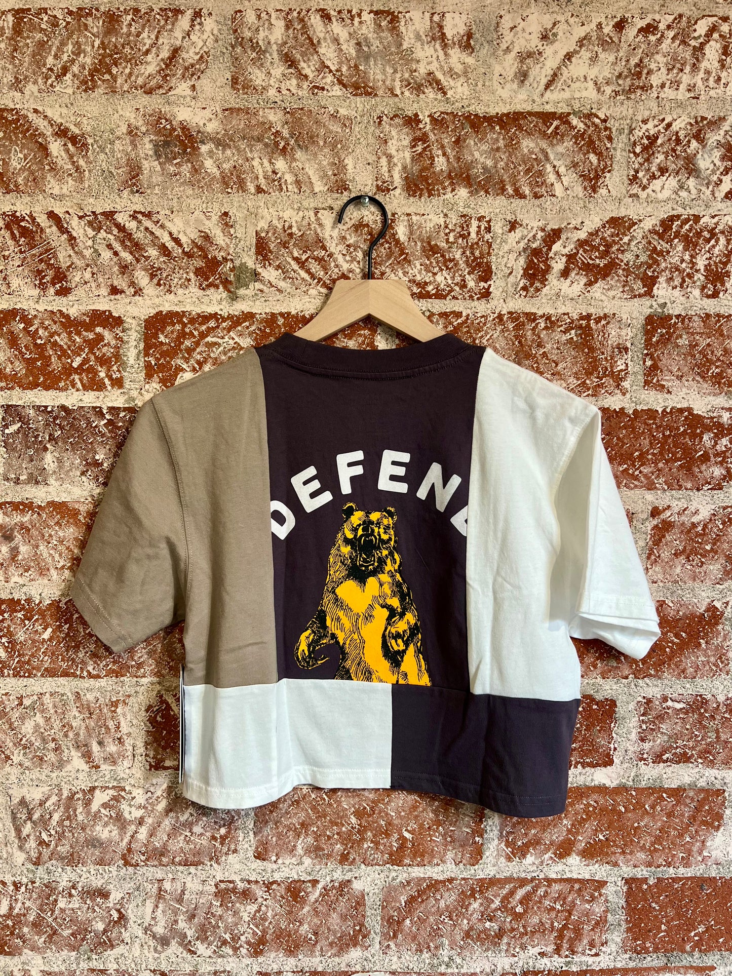 Remade Crop Tee XXS: Defend the Parks Neutrals