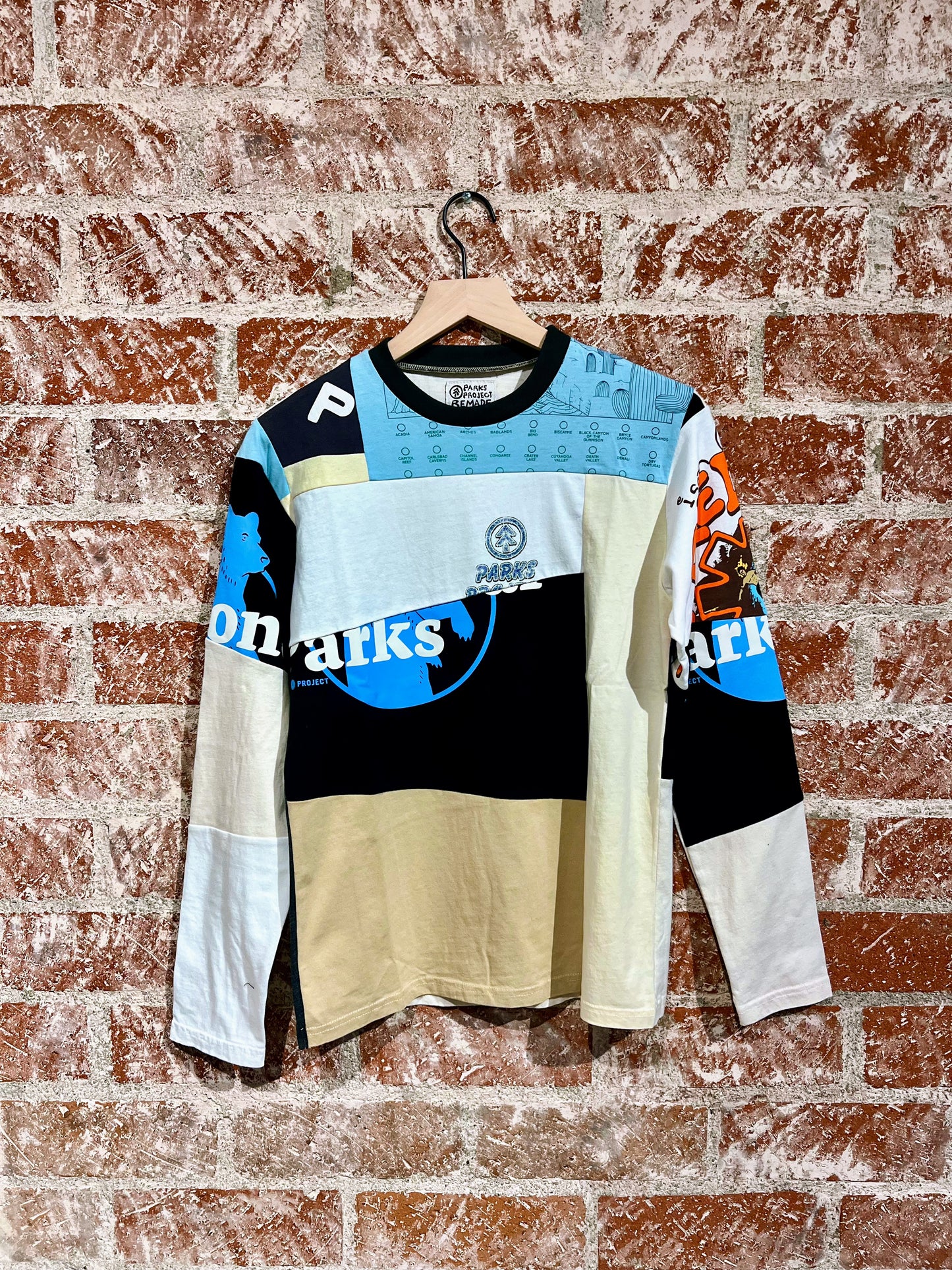 Remade Tee XS: Parks Checklist Blue