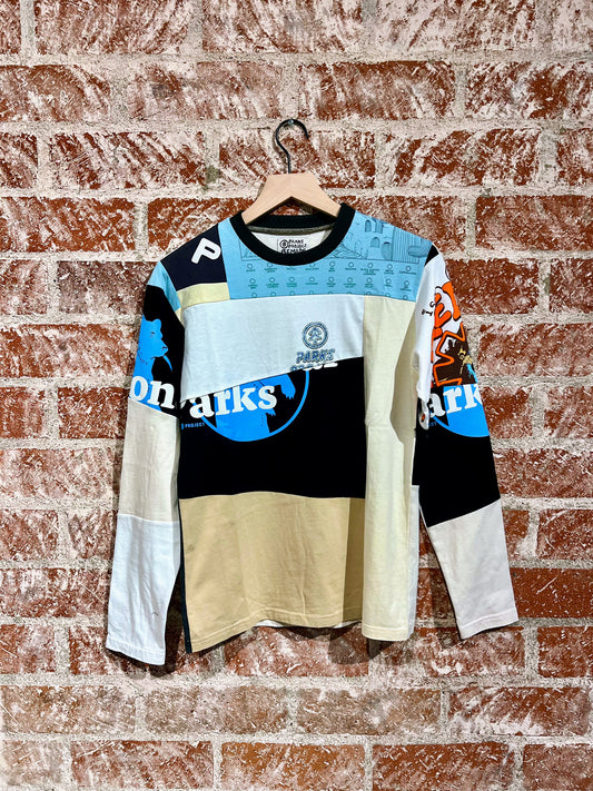Remade Tee XS: Parks Checklist Blue