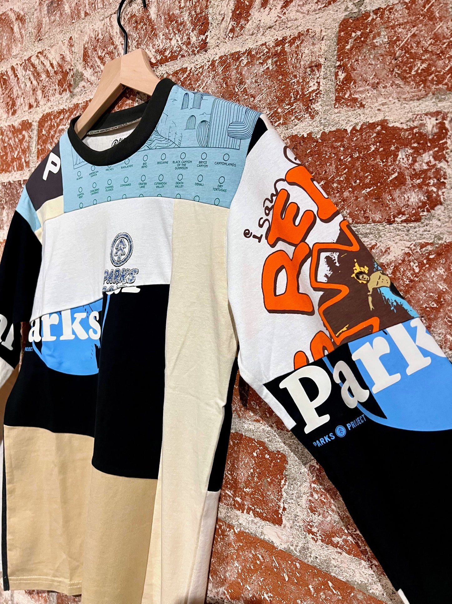 Remade Tee XS: Parks Checklist Blue