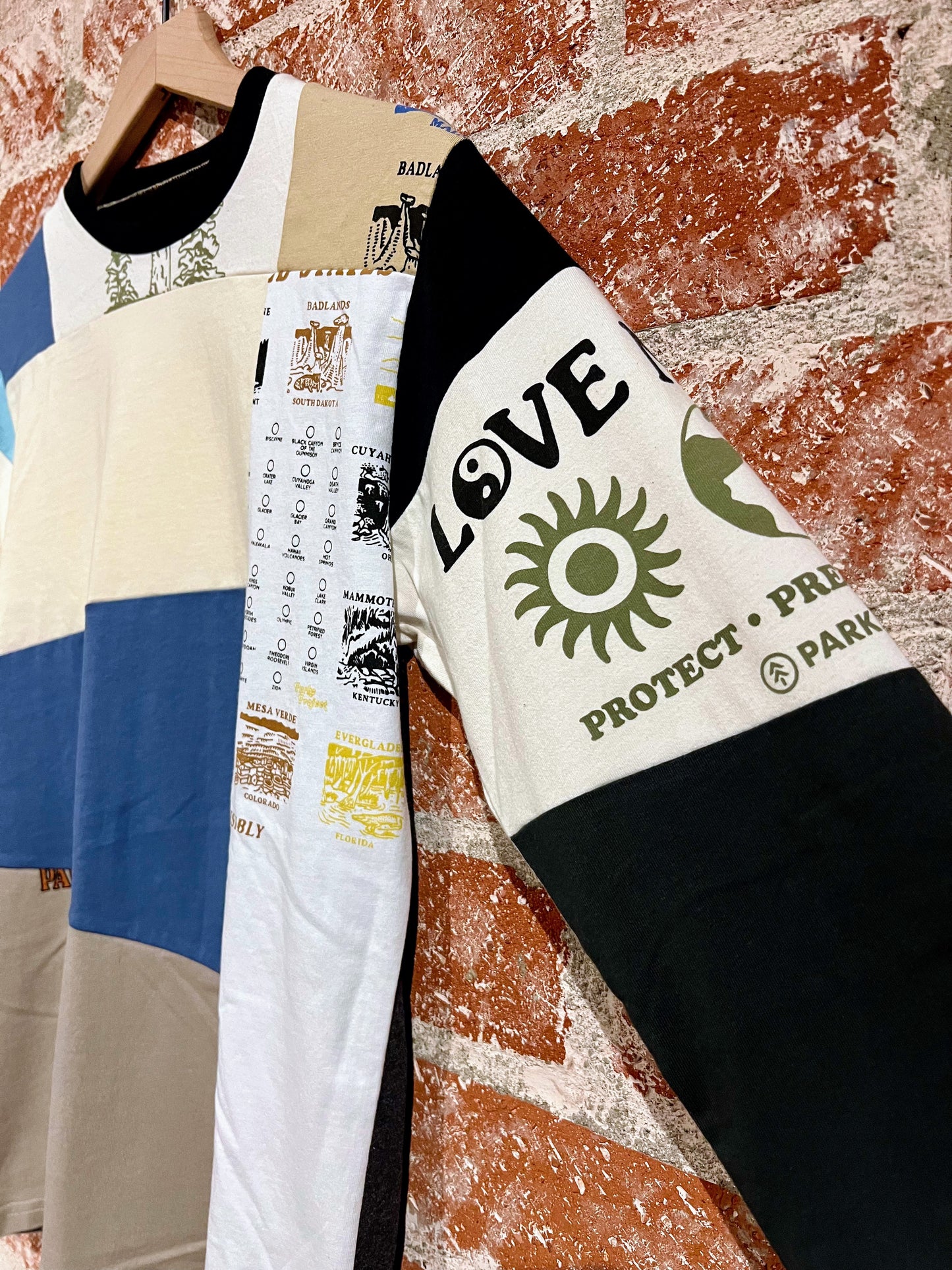 Remade Tee XS: Love Nature Cream