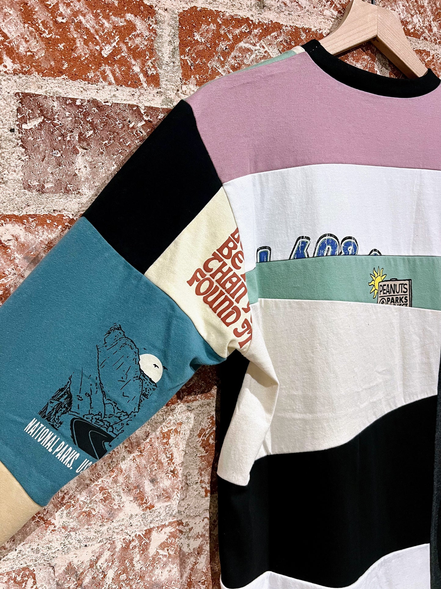 Remade Tee S: National Parks Pictographs Beige