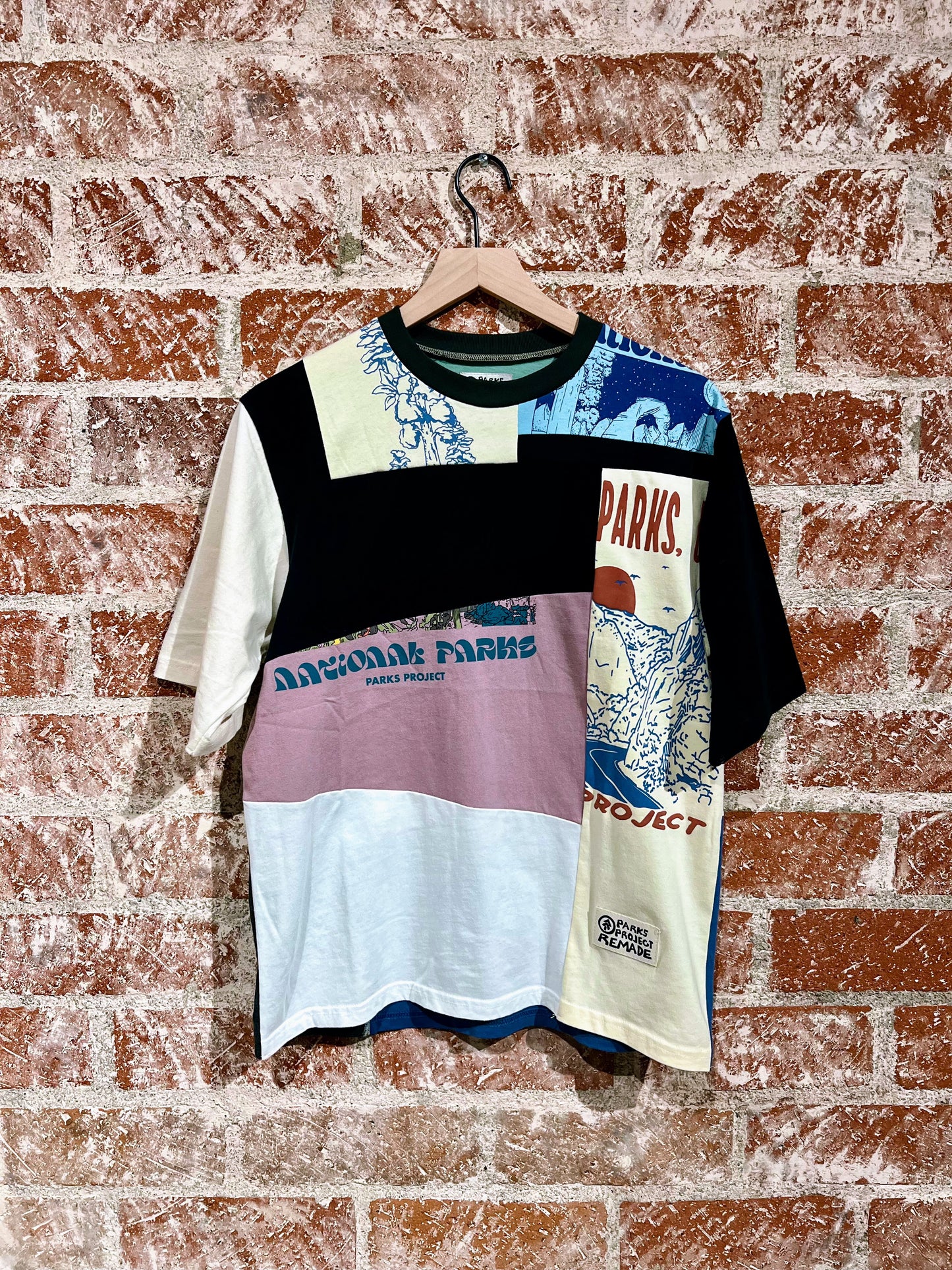 Remade Tee M: National Parks Purple