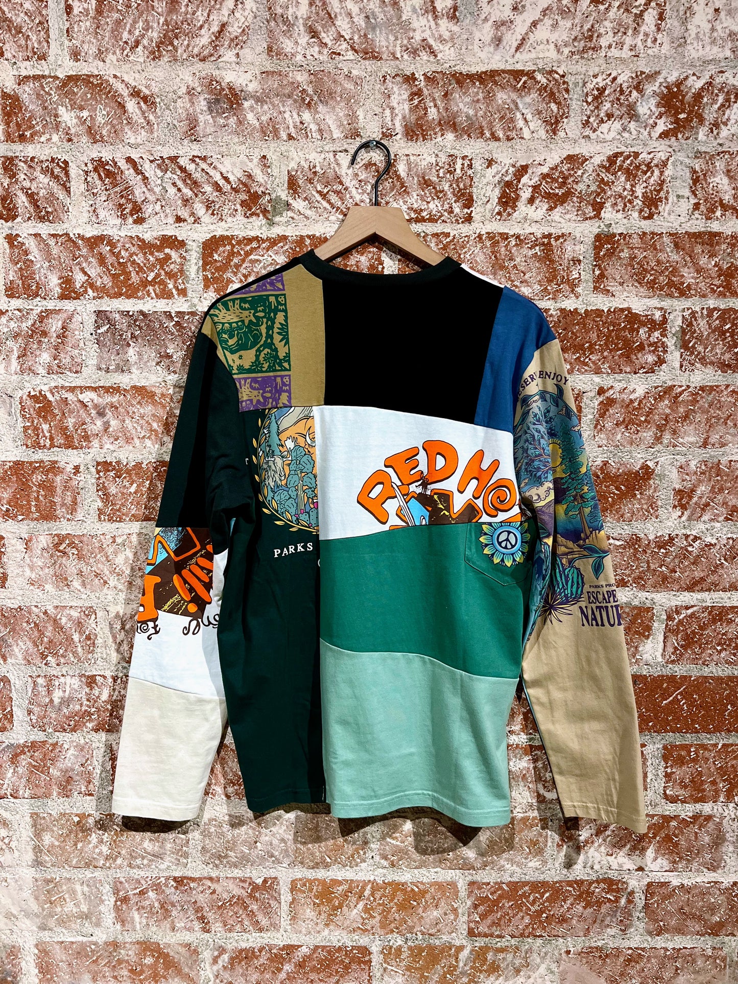 Remade Tee L: Pictographs Beige