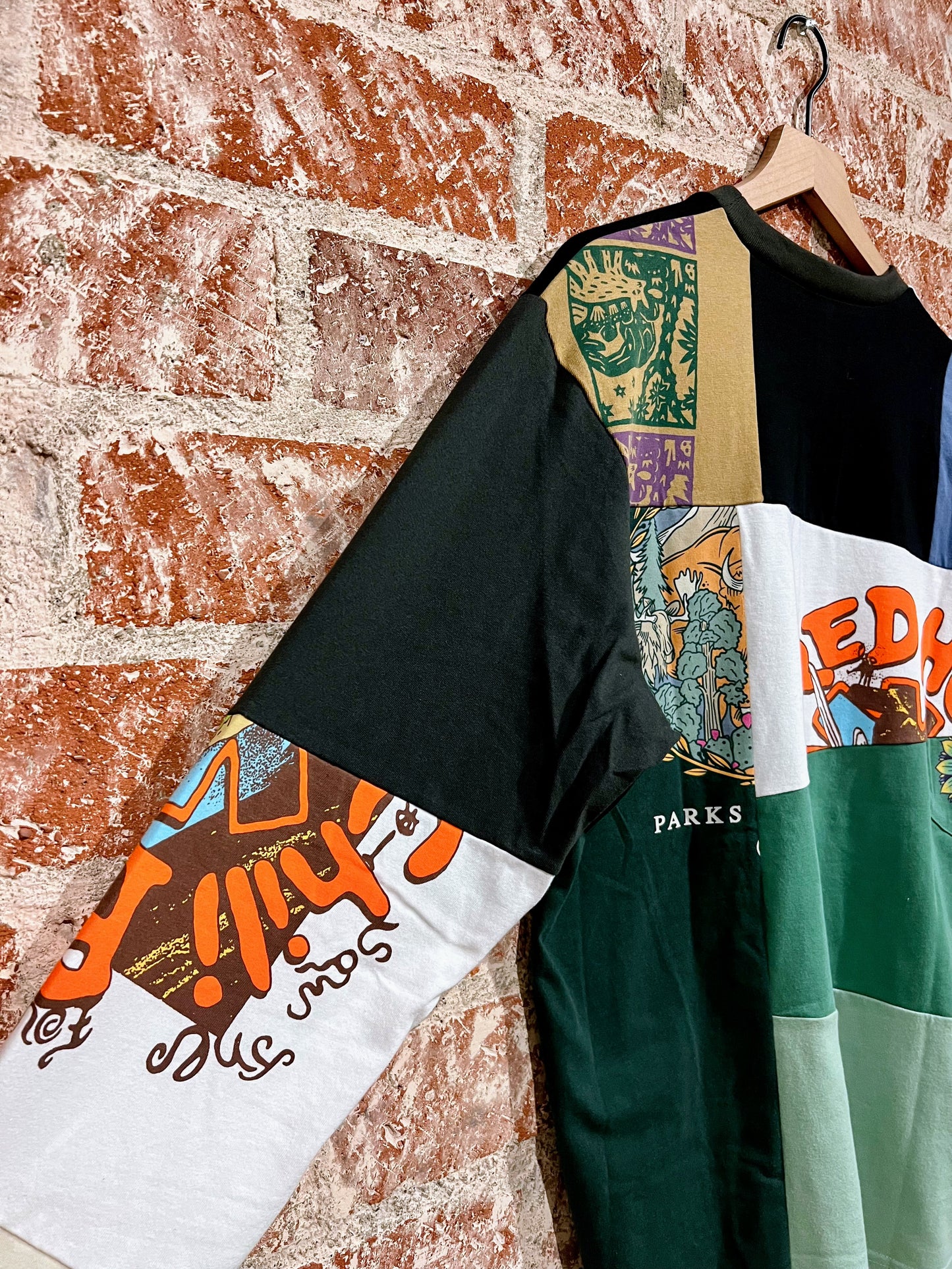 Remade Tee L: Pictographs Beige