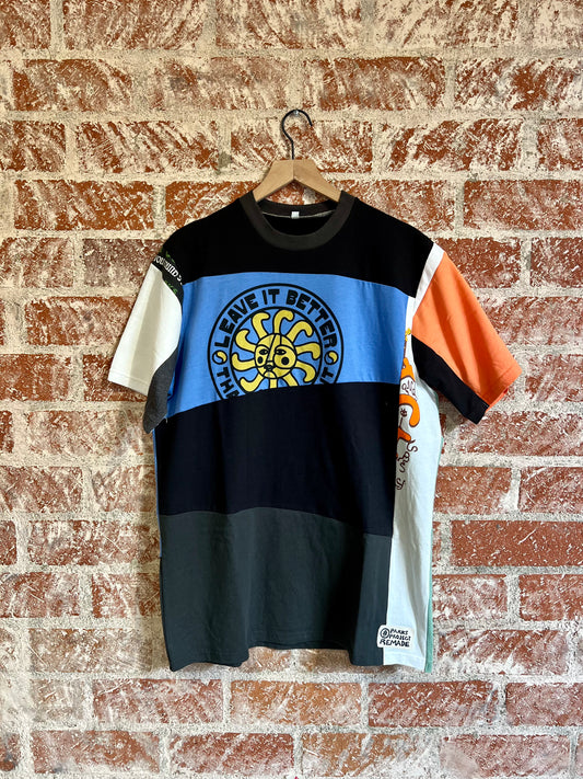 Remade Tee XL: Leave it Better Blue