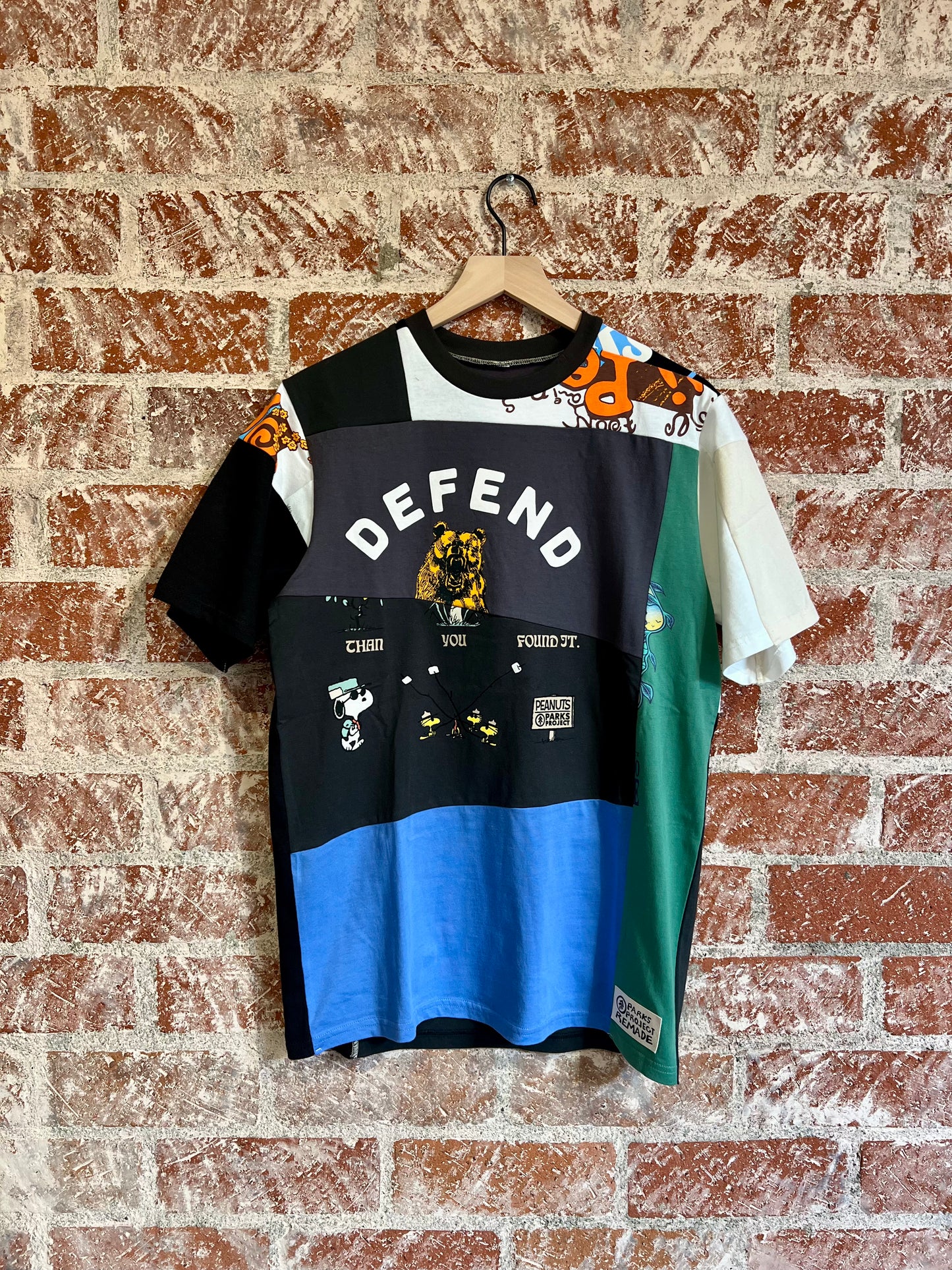 Remade Tee M: Defend Peanuts