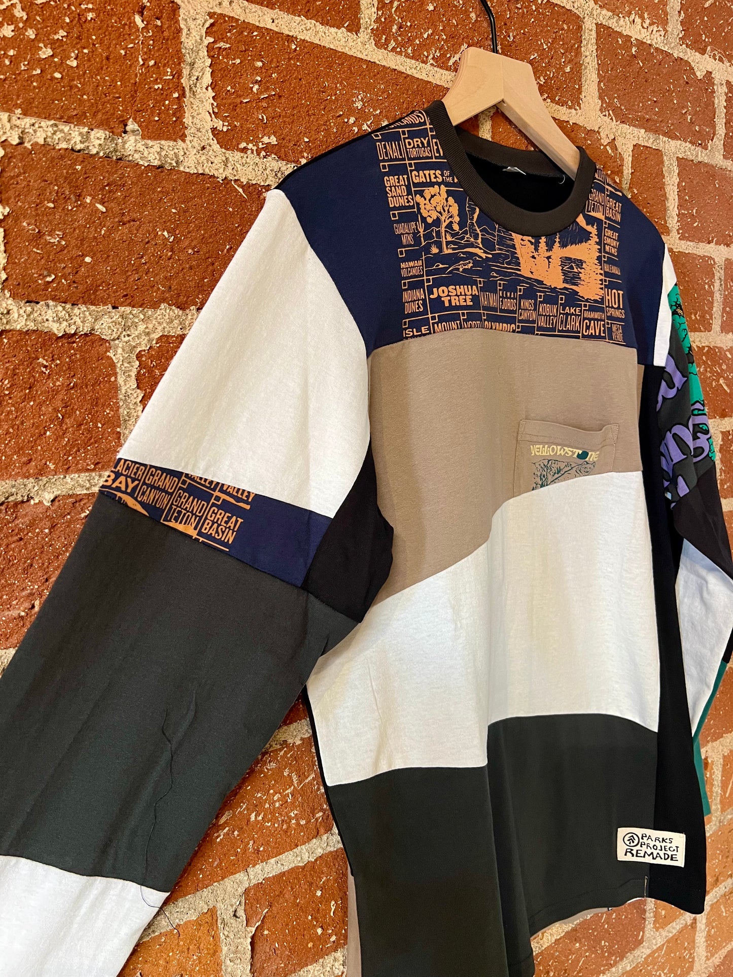 Remade Tee L: National Parks Checklist