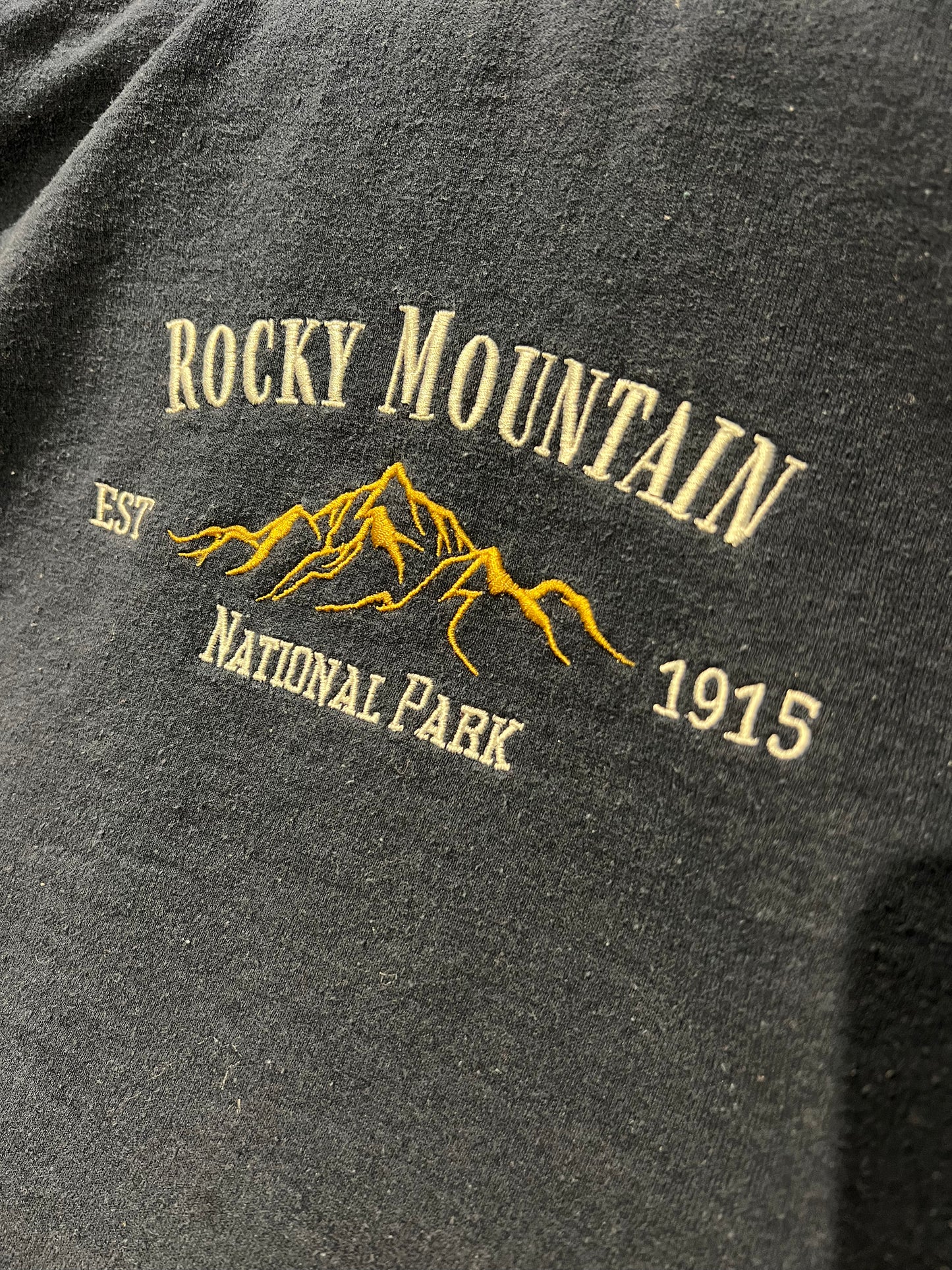 Vintage Cropped Crew S: Rocky Mountain NP 1915