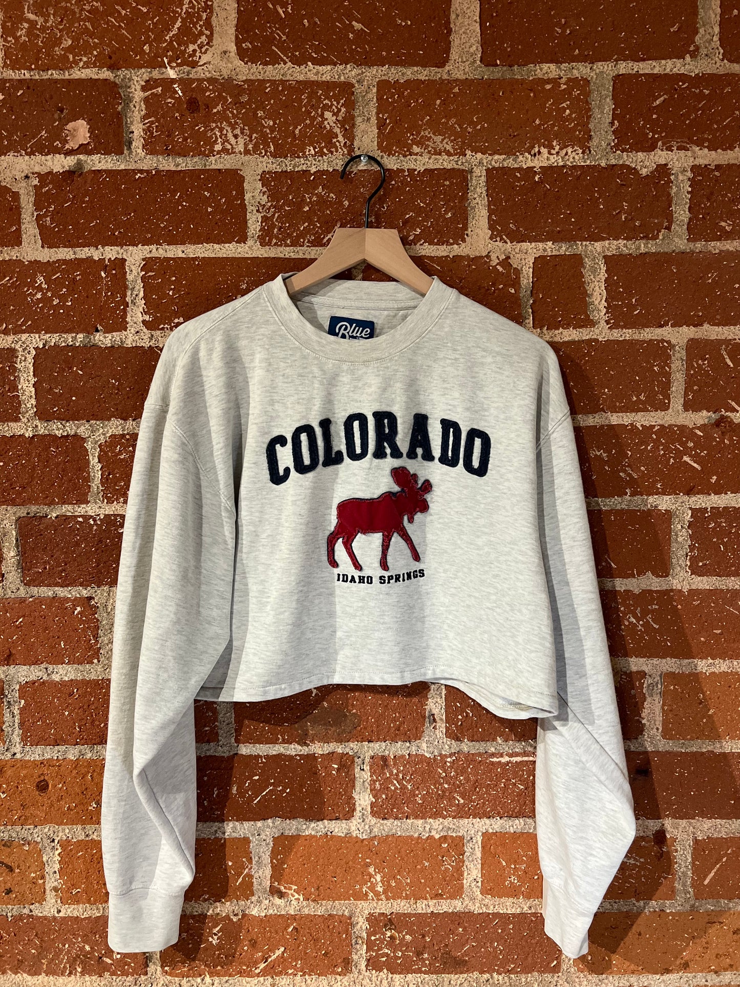 Vintage Cropped Crew M: Idaho Springs, Colorado