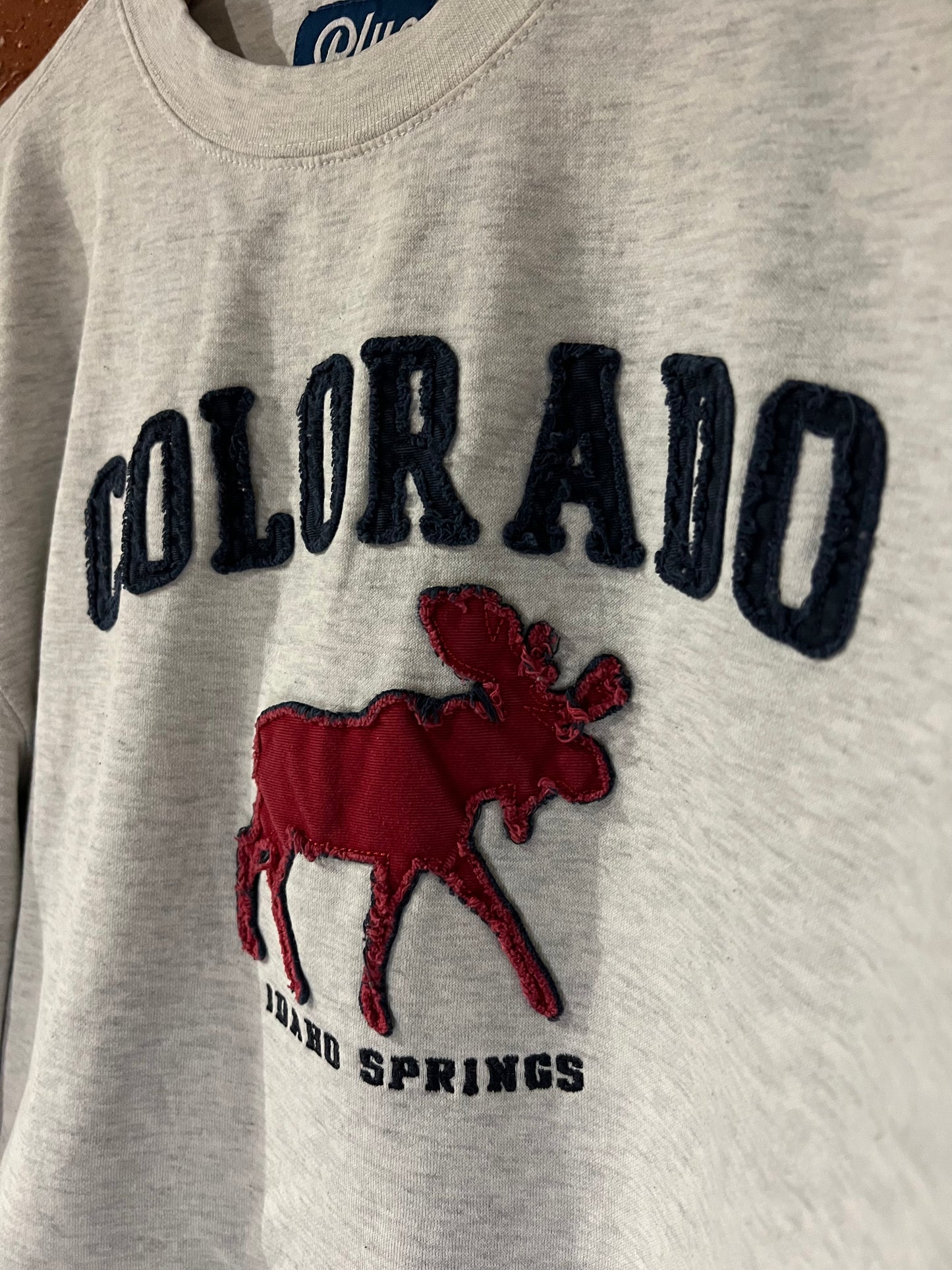 Vintage Cropped Crew M: Idaho Springs, Colorado
