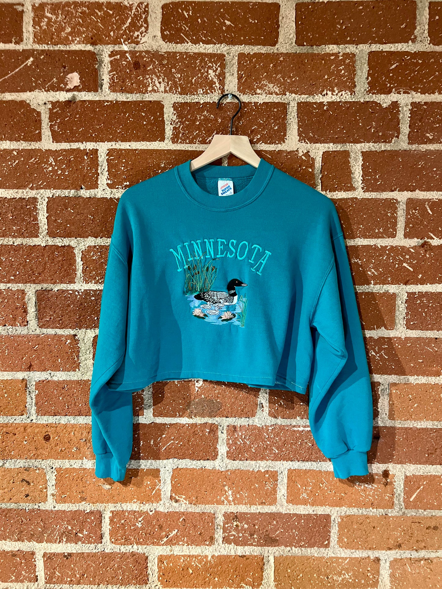 Vintage Cropped Crew L: Minnesota Ducks