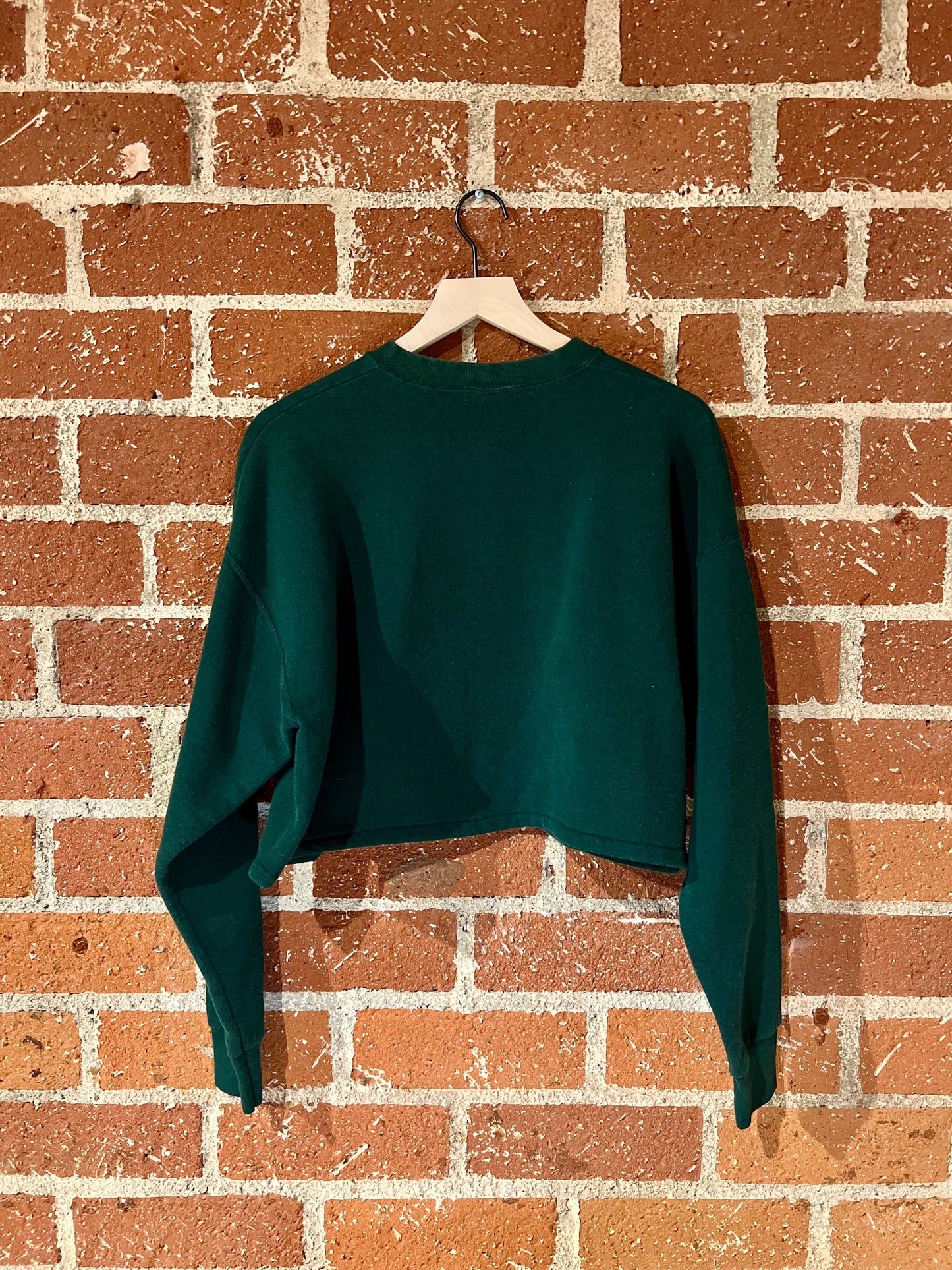 Vintage Cropped Crew XL: Grand Canyon Green
