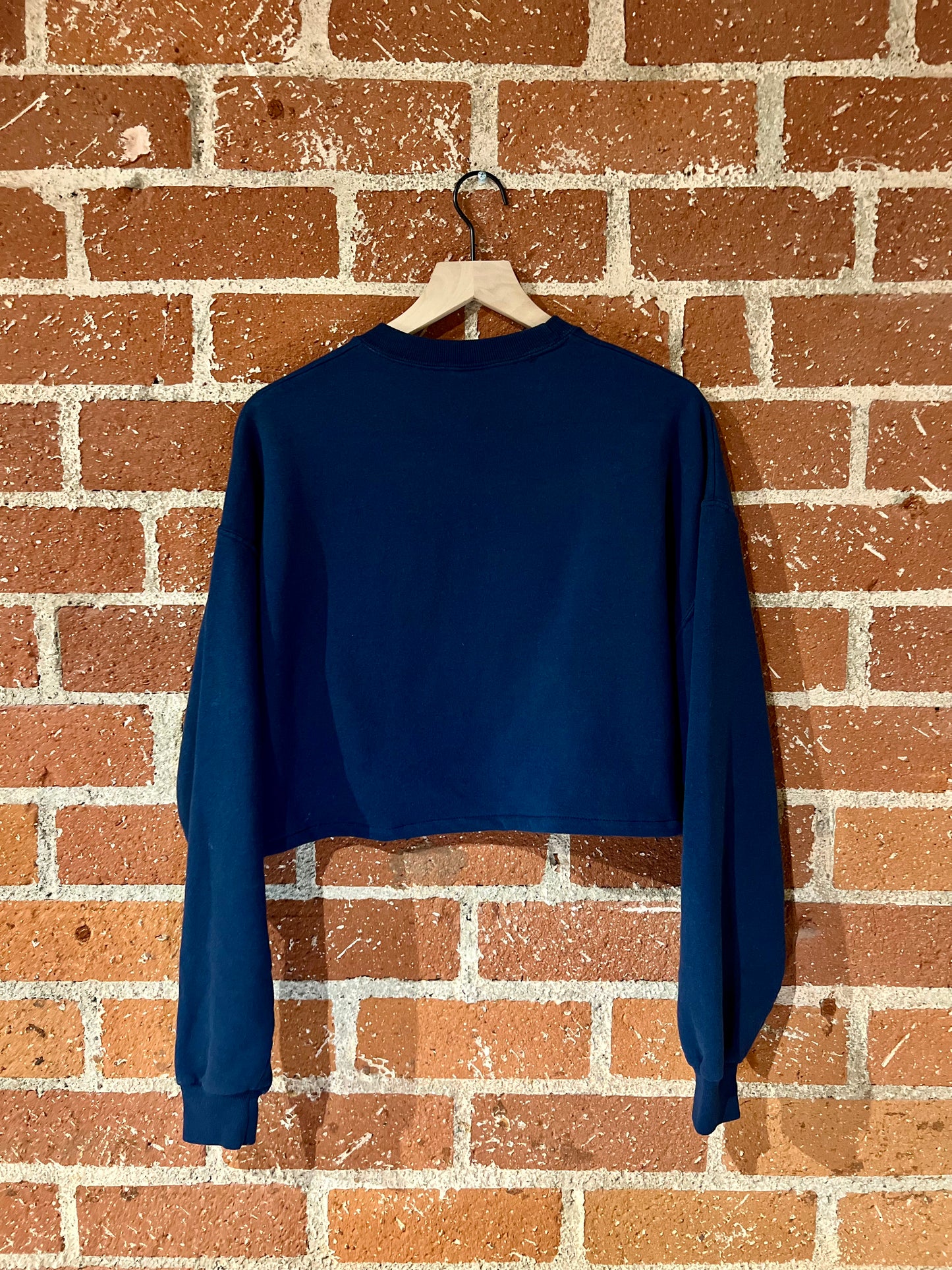 Vintage Cropped Crew XL: Crater Lake
