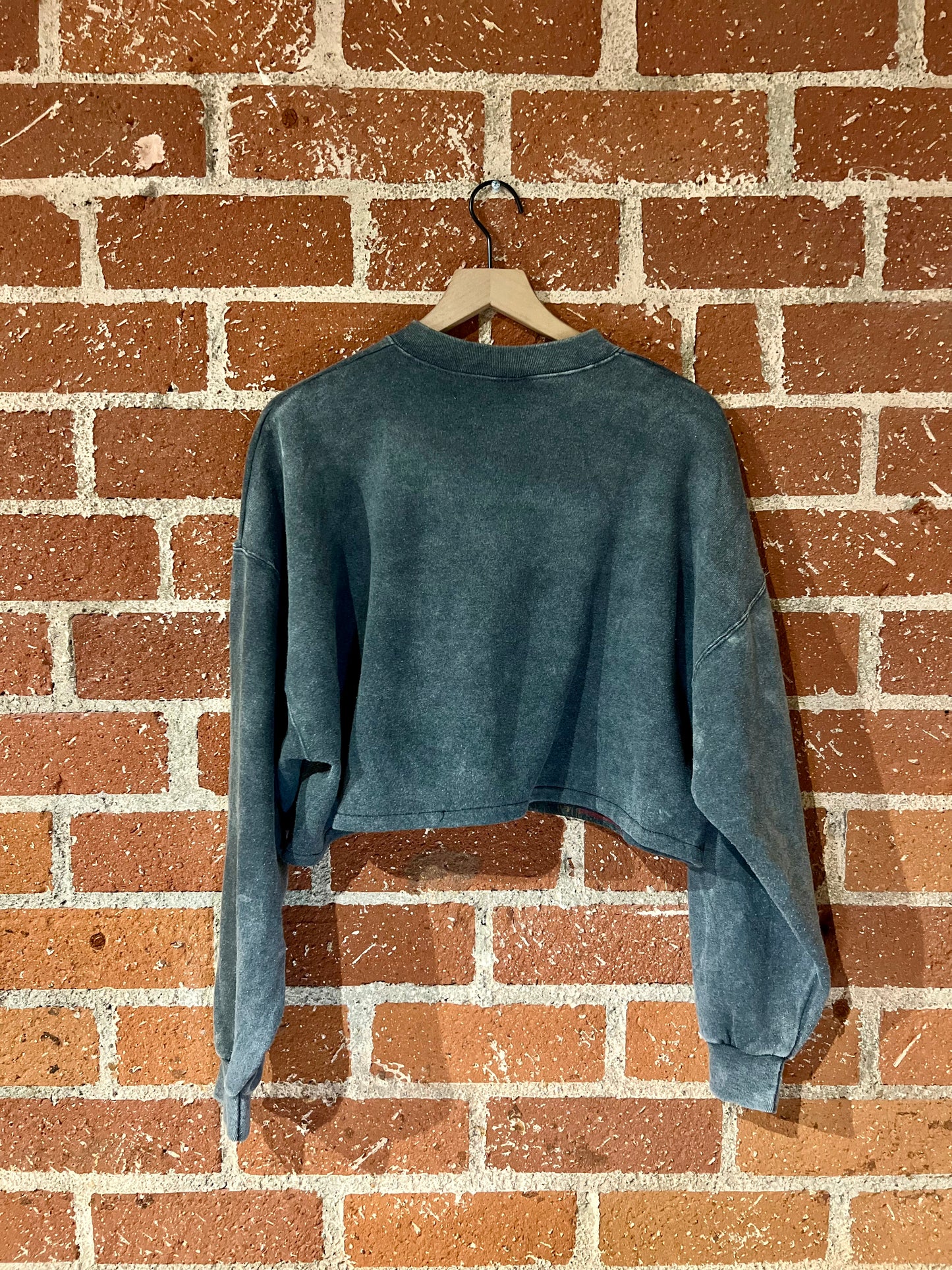 Vintage Cropped Crew XL: Bull Elk