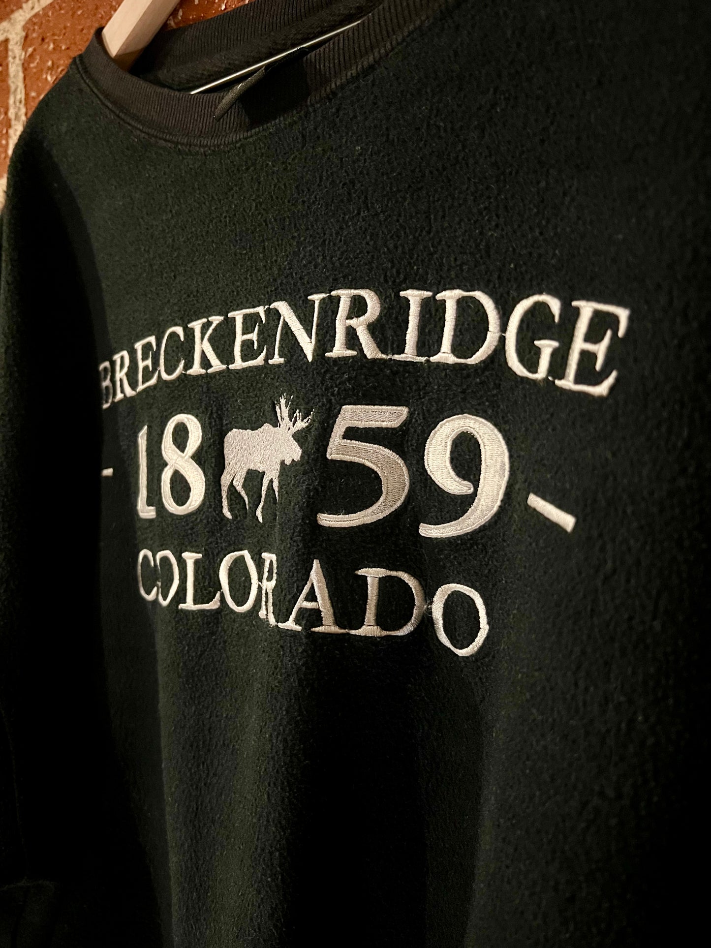 Vintage Cropped Crew XL: Breckenridge