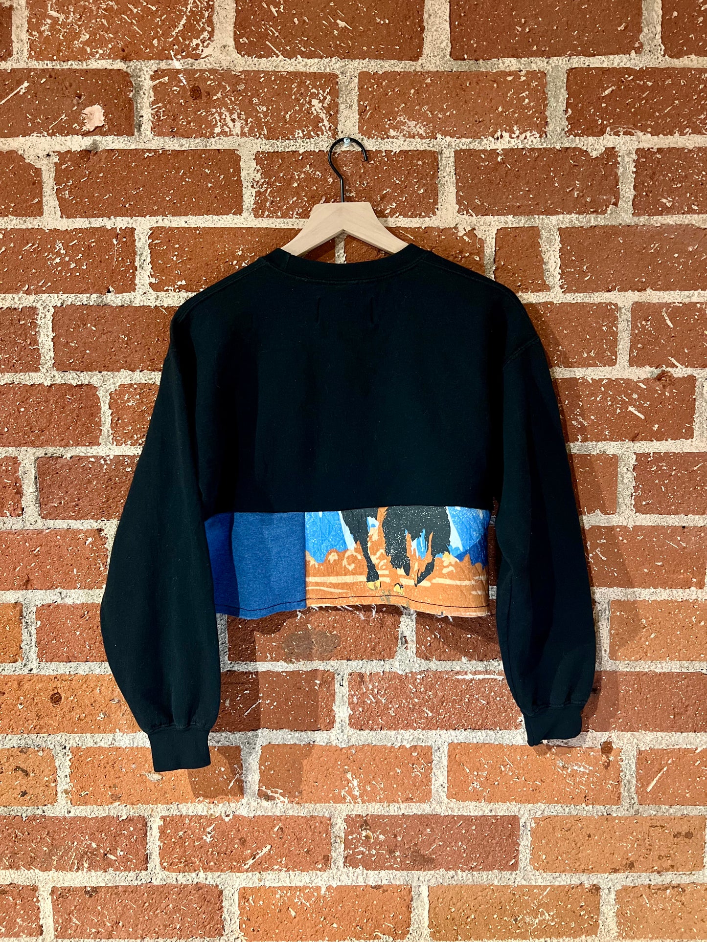 Vintage Remade Cropped Crew M: Cincinnati