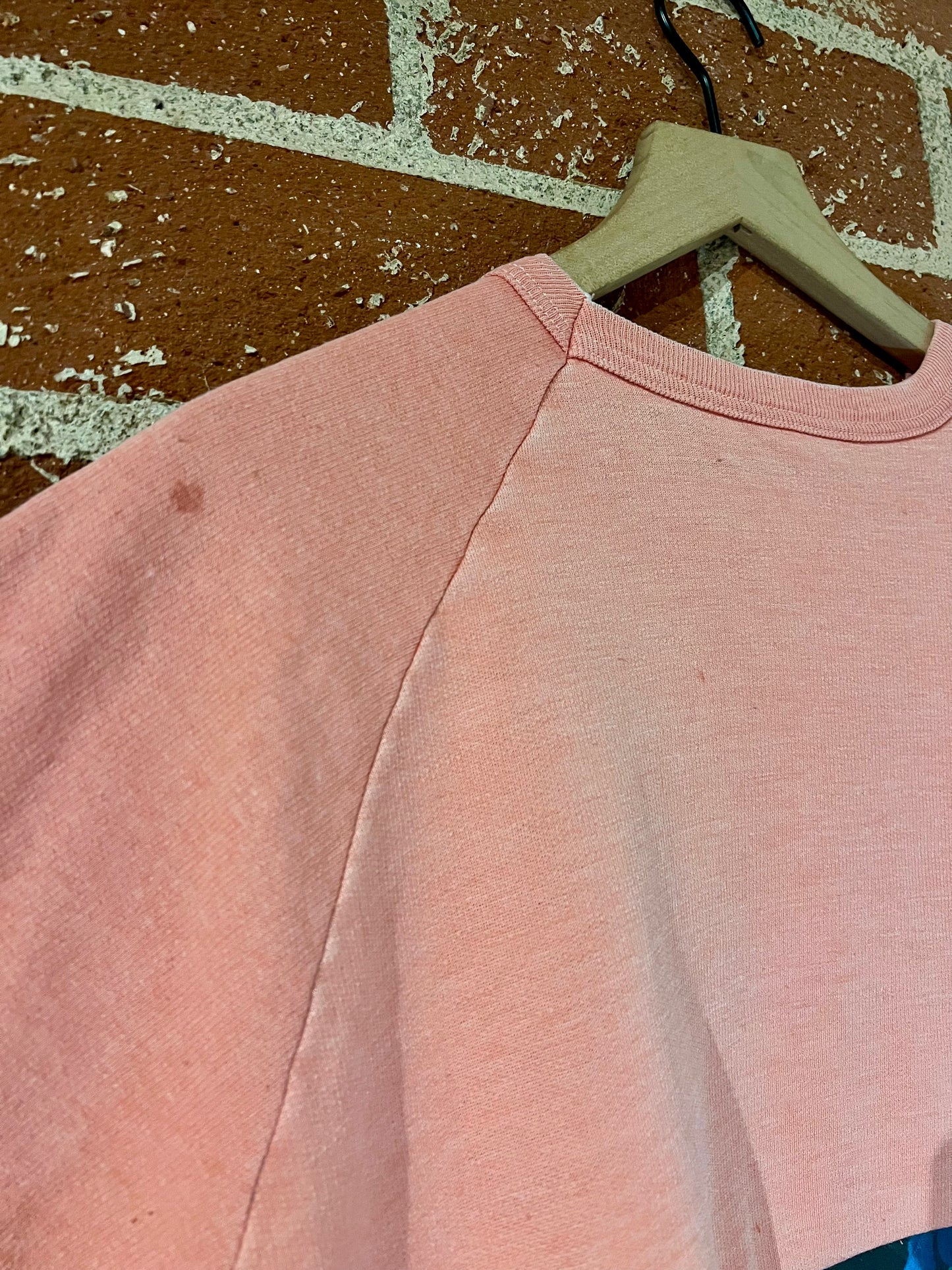 Vintage Remade Cropped Crew L: Canoe Crater Lake