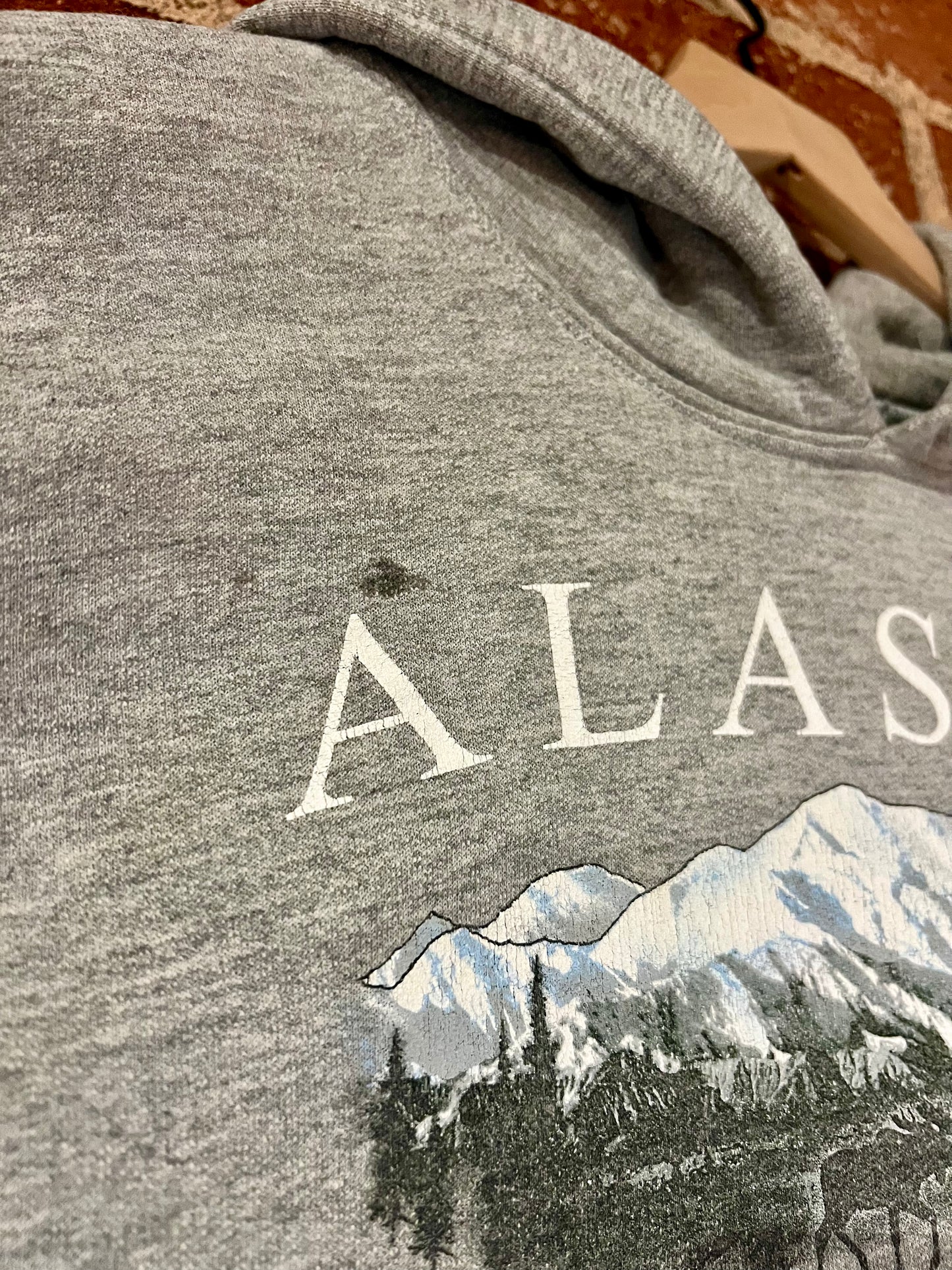 Vintage Remade Cropped Crew L: Alaskan Frontier